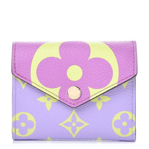 louis vuitton zoe wallet monogram giant pink lilac|Zoé Wallet Monogram Canvas .